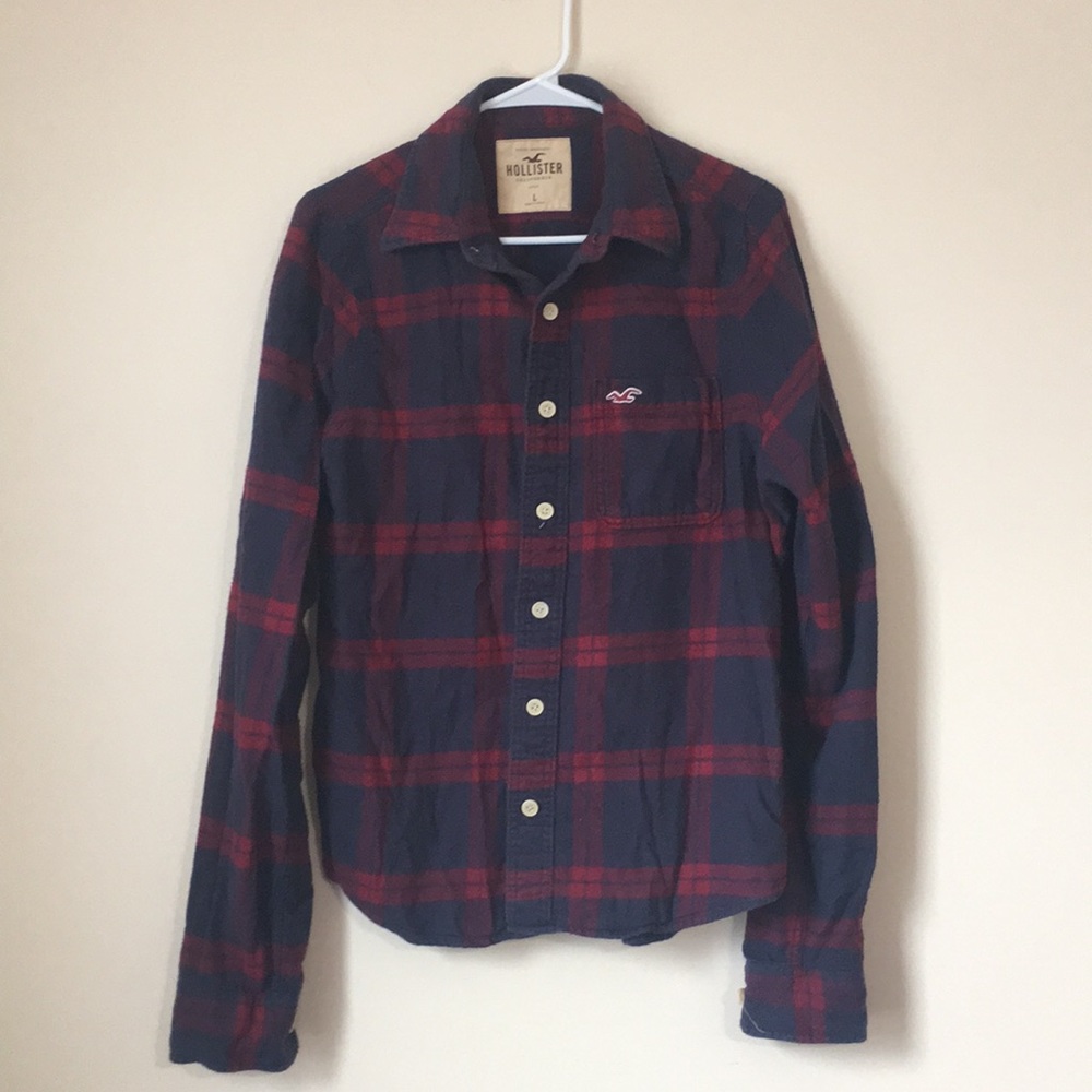 Hollister plaid shirt